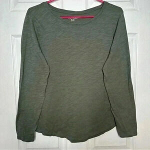 Joe Fresh Shirt Long  Sleeved Green Size Extra Large
